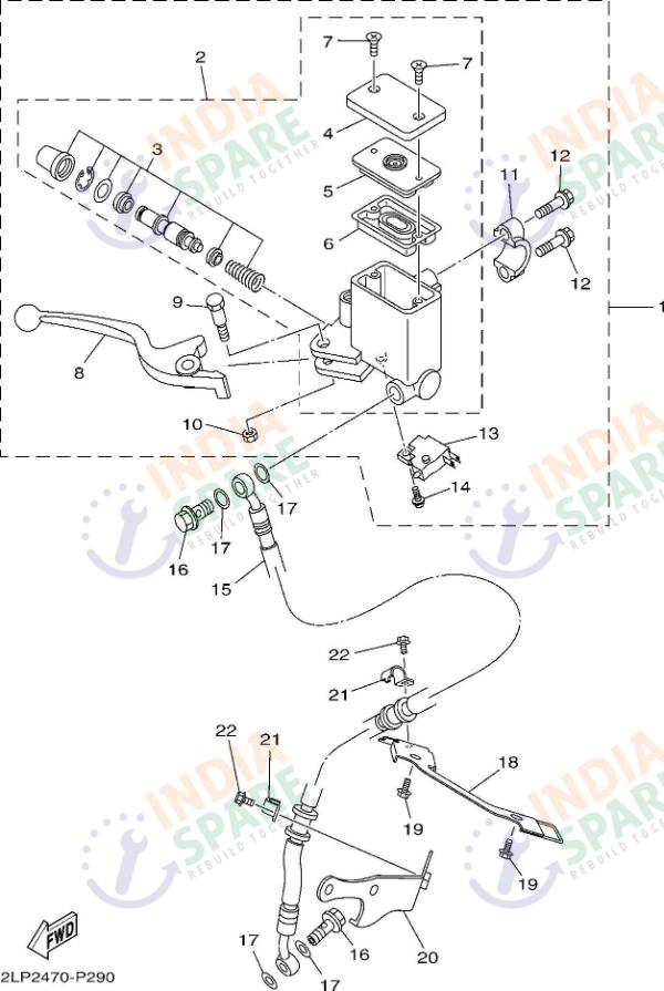 FRONT MASTER CYLINDER